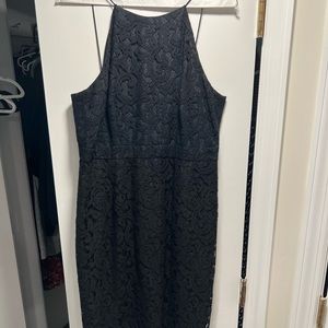 J.Crew Black Lace Dress